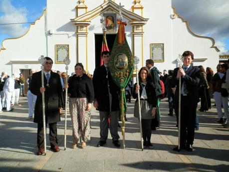 Nuestra Hermandad en la procesión de San Sebastián, Patrón de Cantillana Nuestra Hermandad en la procesión de San Sebastián, Patrón de Cantillana