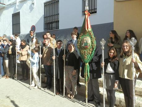 Nuestra Hermandad en la procesión de San Sebastián, Patrón de Cantillana Nuestra Hermandad en la procesión de San Sebastián, Patrón de Cantillana