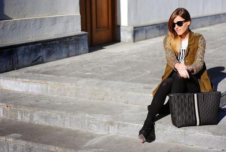 Sequins parka. Sequins parka.