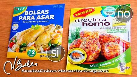 Bolsas para Asar Dukan: Mercadona (apta) y Maggi (no apta) Bolsas para Asar Dukan: Mercadona (apta) y Maggi (no apta)