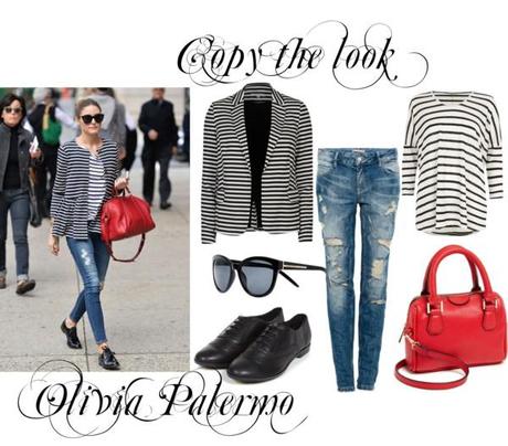 Olivia in stripes
