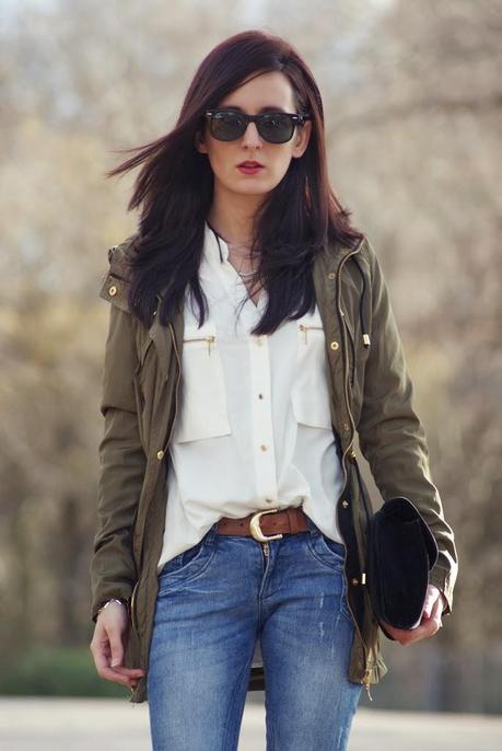 PARKA TIME!Parka:Choies Camisa/Shirt: Mango, Vaqueros/Jea...