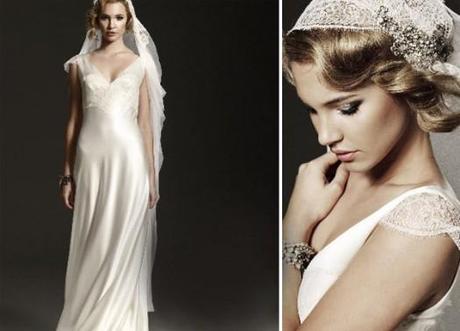 Vestidos de novia vintage, diseños de Johanna Johnson vestidos de novia vintage