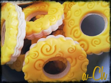 Galletas de vainilla con fondant Galletas de vainilla con fondant