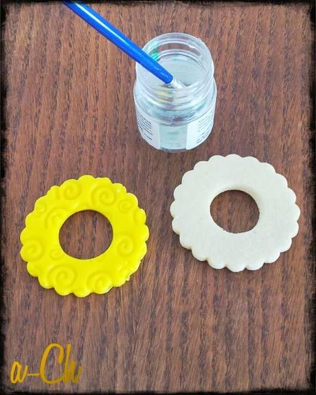 Galletas de vainilla con fondant Galletas de vainilla con fondant