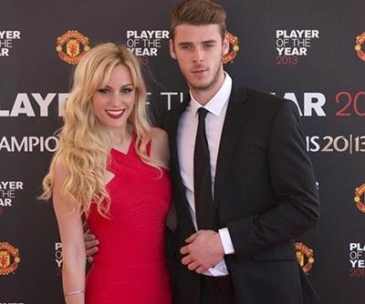 Edurne y De Gea