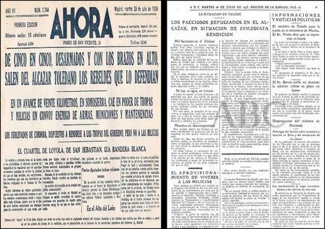 La prensa durante el Asedio al Alcazar de Toledo en la Guerra Civil