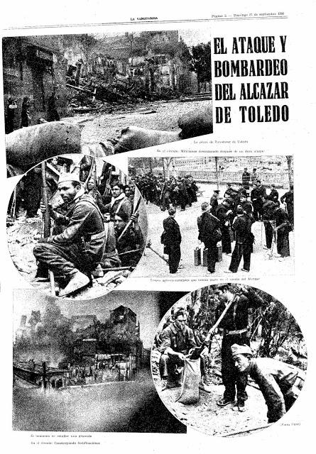 La prensa durante el Asedio al Alcazar de Toledo en la Guerra Civil