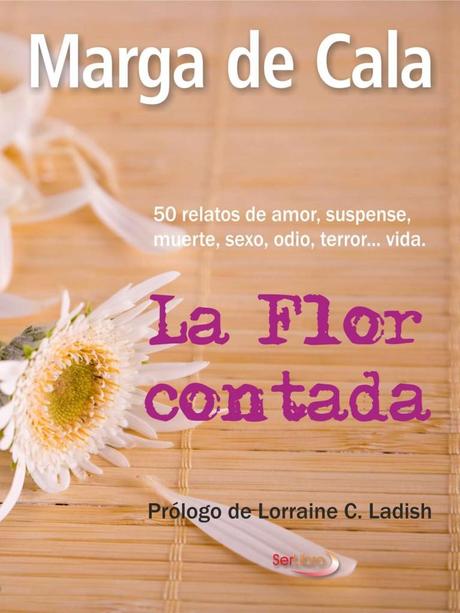 “La Flor contada”, versión Kindle. Cubierta La Flor contada M