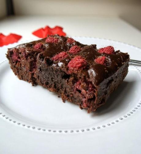 Raspberry Brownie (Brownie con frambuesas)