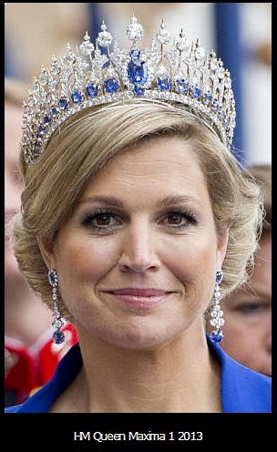 El misterio de la tiara de Máxima El misterio de la tiara de Máxima