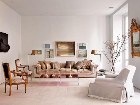 ¡Qué arte tiene la casa madrileña del interiorista Luis Puerta!