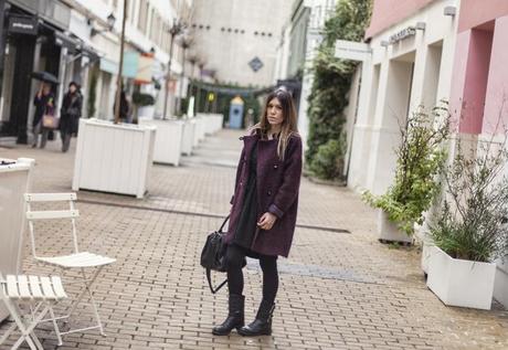 street style barbara crespo burgundy coat the corner shop zara boots fashion blogger outfit street style barbara crespo burgundy coat the corner shop zara boots fashion blogger outfit