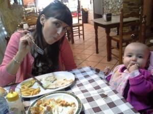 De fin de semana con la beba alimentacion-complementaria-blw-viaje