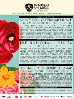 Primavera Sound 2014: Nine Inch Nails, Queens of the Stone Age, The National, Disclosure, Volcano Choir, Foals, Haim... Primavera Sound 2014: Nine Inch Nails, Queens of the Stone Age, The National, Disclosure, Volcano Choir, Foals, Haim...