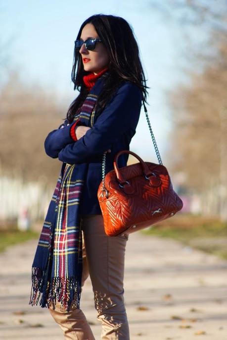 BRITISH LONG SCARFBlazer: Pull&Bear, Sweater: Zara, P... BRITISH LONG SCARFBlazer: Pull&Bear, Sweater: Zara, P...