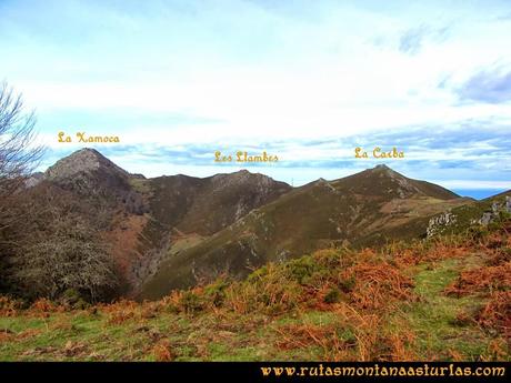 Vista de la zona de la Xamoca en Asturias Vista de la zona de la Xamoca en Asturias