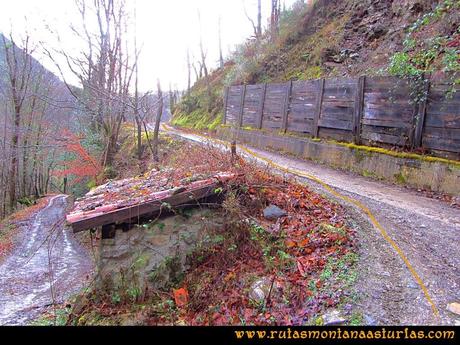 Desviación a la derecha durante el camino Desviación a la derecha durante el camino
