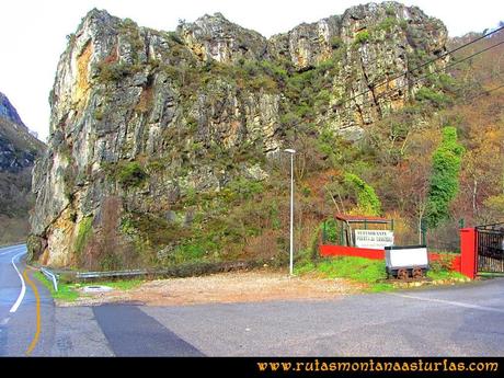 Inicio de la ruta de montaña Inicio de la ruta de montaña
