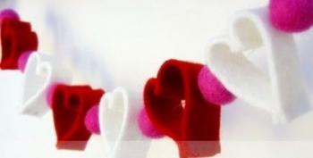 Cómo hacer una guirnalda de corazones para San Valentín Cómo hacer una guirnalda de corazones para San Valentín