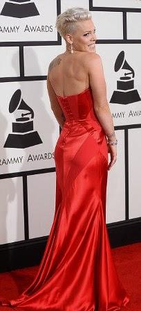 Pink y su sorprendente show acrobático en los Grammy Pink y su sorprendente show acrobático en los Grammy