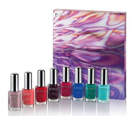 Digital Emotion de Kiko Make Up Milano Satin set de lacas de uñas