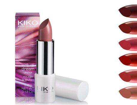 Digital Emotion de Kiko Make Up Milano labiales Virtual Dream Lipstick