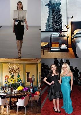 Celebrities at home: Donatella Versace vs Francisco Costa Celebrities at home: Donatella Versace vs Francisco Costa