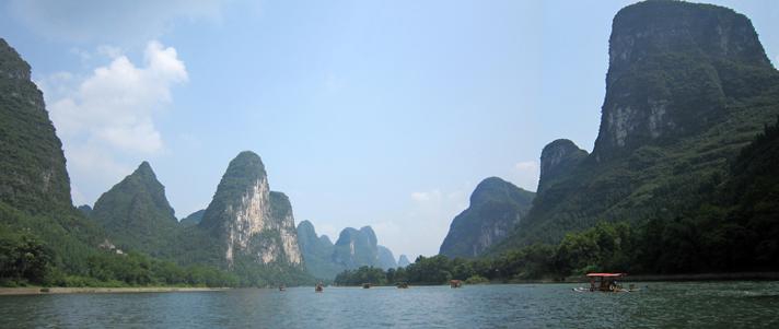 Travesía por el río Li hasta Yangshuo Travesía por el río Li hasta Yangshuo