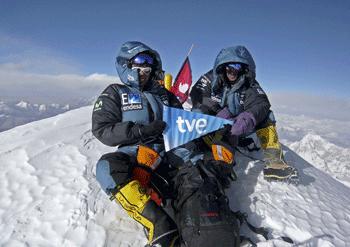 Edurne en la cima La notaria del Himalaya