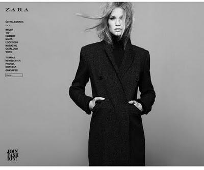Zara inicia hoy la venta por internet