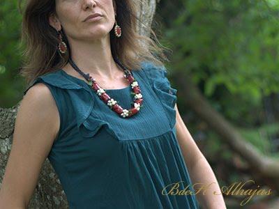 Collar Coral y Perlas Collar Coral y Perlas