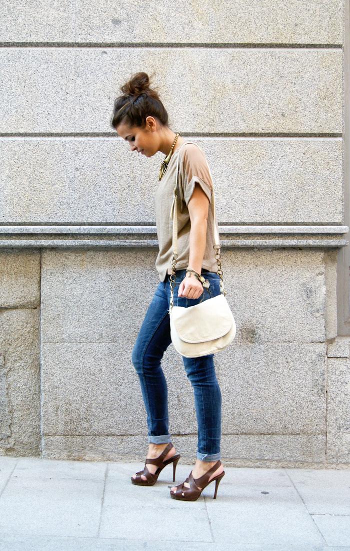 Heavy Necklace collage vintage