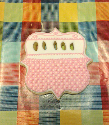 ♥ Galleta decorada con lazo. Preparando motores para el DIY Show!!