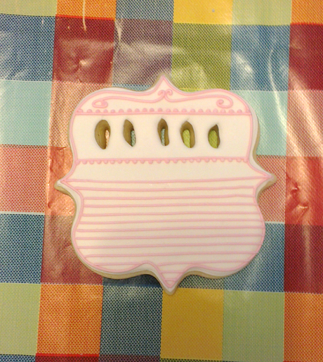 ♥ Galleta decorada con lazo. Preparando motores para el DIY Show!!