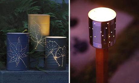 Decorar bodas con latas Decorar bodas con latas