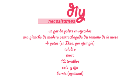 Diy: mesa de cocina con palés Diy: mesa de cocina con palés