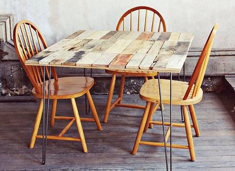 Diy: mesa de cocina con palés Diy: mesa de cocina con palés