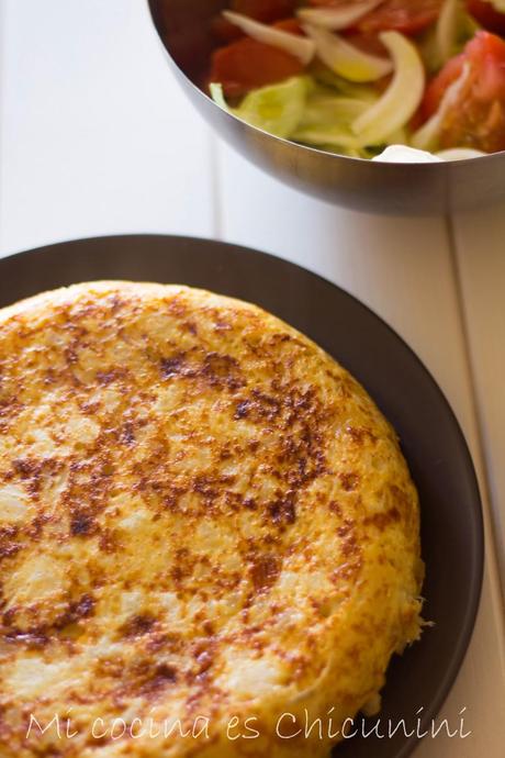 Tortilla de coliflor en GM