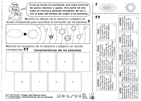 Sistema Solar Características de los planetas