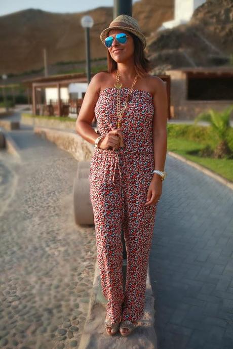 Mis looks- El enterizo strapless estamapado Mis looks- El enterizo strapless estamapado