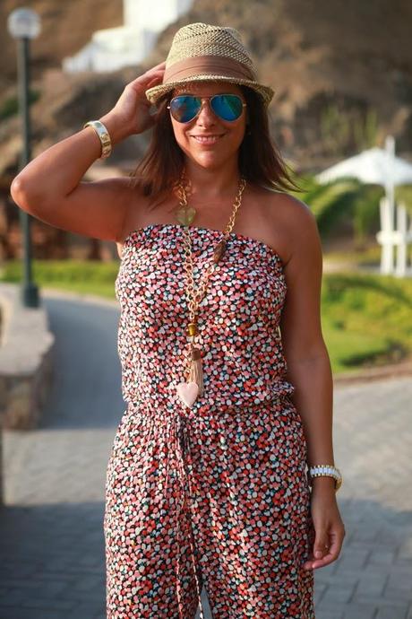 Mis looks- El enterizo strapless estamapado Mis looks- El enterizo strapless estamapado