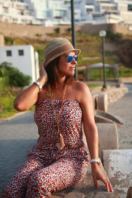 Mis looks- El enterizo strapless estamapado Mis looks- El enterizo strapless estamapado