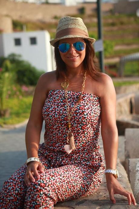 Mis looks- El enterizo strapless estamapado Mis looks- El enterizo strapless estamapado