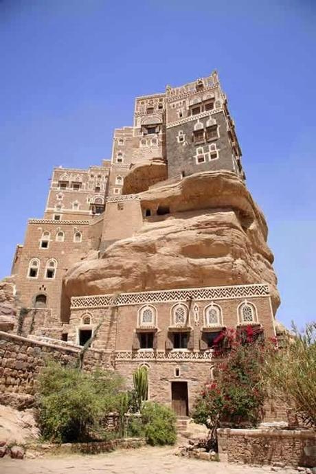 Palacio de Dar Al Hajar en Yemen