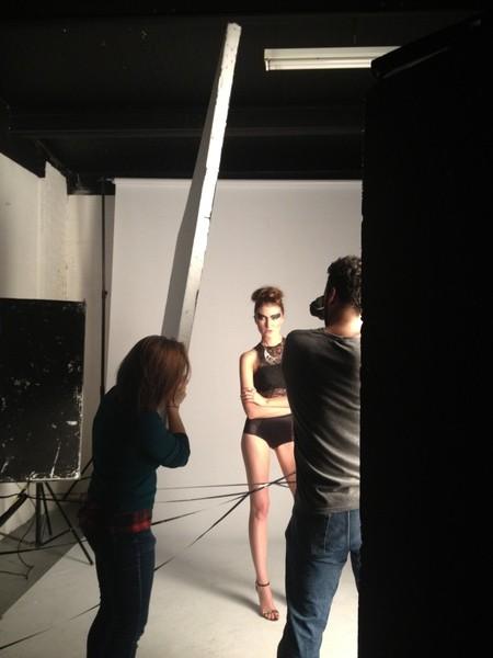 Fashion shoot backstage with Peter Evers Fashion shoot backstage with Peter Evers