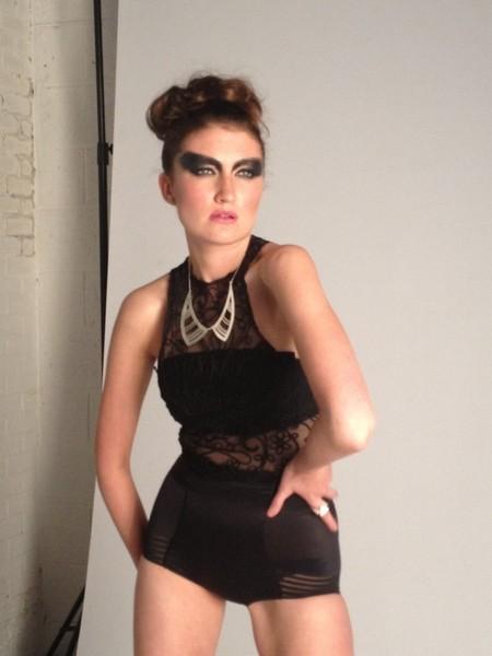 Fashion shoot backstage with Peter Evers