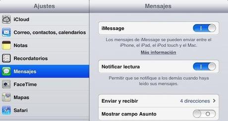 Cómo enviar un SMS a través de tu iPad iMensajes en iPad