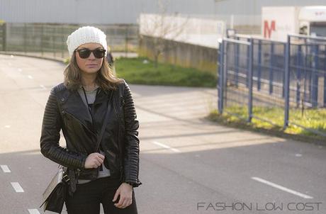 Outfit Low Cost: White Beanie Outfit Low Cost: White Beanie