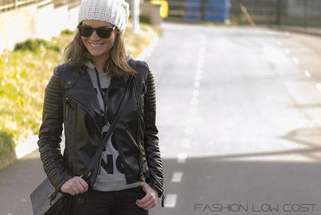 Outfit Low Cost: White Beanie Outfit Low Cost: White Beanie